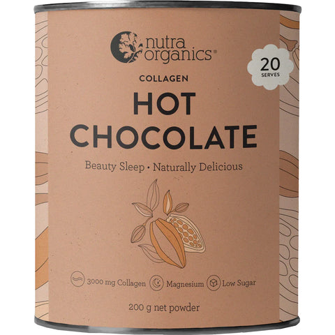 Nutra Organics Collagen Hot Chocolate Powder 200g