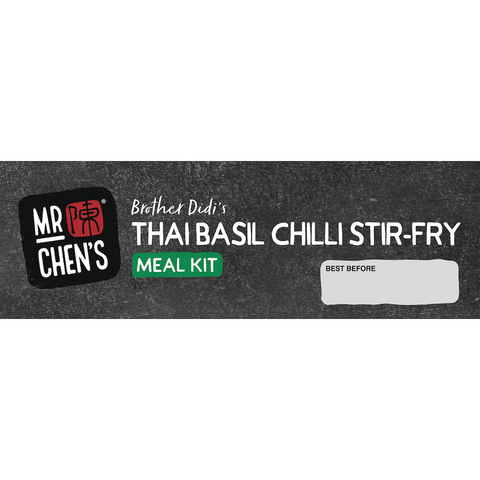 Mr Chen's Meal Kit Thai Basil Chilli Stir-fry With Rice 376g