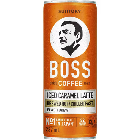 Suntory Boss Coffee Iced Caramel Latte 237ml