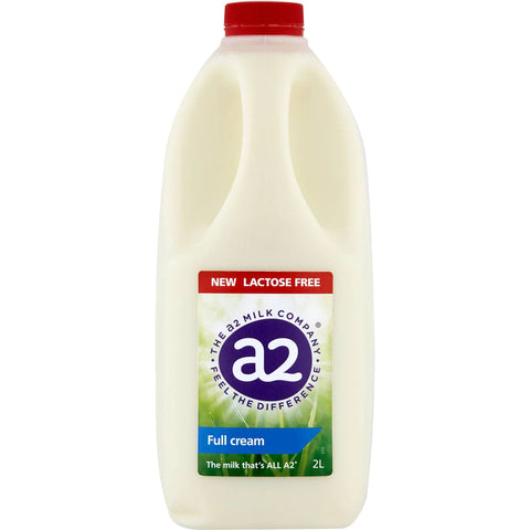 a2 Milk® Lactose Free Full Cream Milk 2L