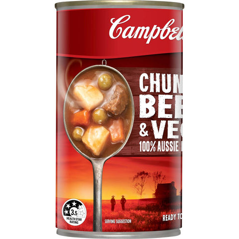 Campbell's Chunky Soup Beef & Veg 505g