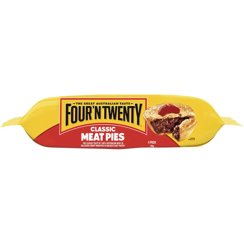 Four'n Twenty Classic Meat Pies 4 Pack 700g