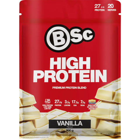 BSC High Protein Powder Vanilla 800g