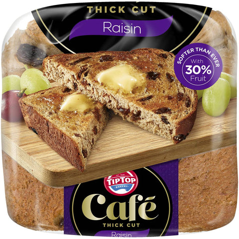 Tip Top Café Raisin Bread Thick 650g