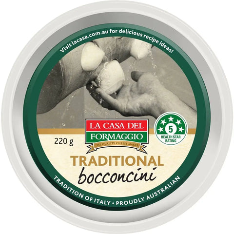 La Casa Del Formaggio Traditional Bocconcini 220g