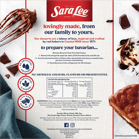 Sara Lee Chocolate Swirl Bavarian 375g