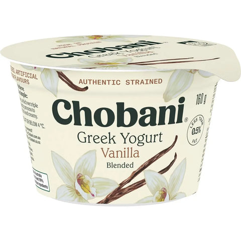 Chobani Greek Yogurt Vanilla 160g