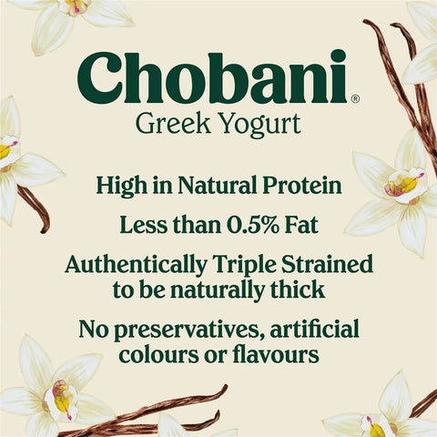 Chobani Greek Yogurt Vanilla 160g