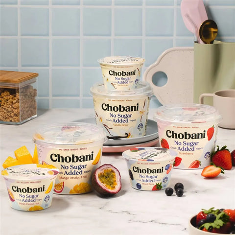 Chobani No Sugar Added Greek Yogurt Mango Passion Fruit 150g