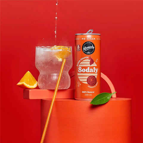 Remedy Sodaly Blood Orange 4 X 250ml