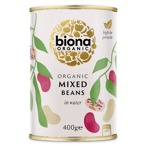 Biona Organic Mixed Beans in Water - 400g