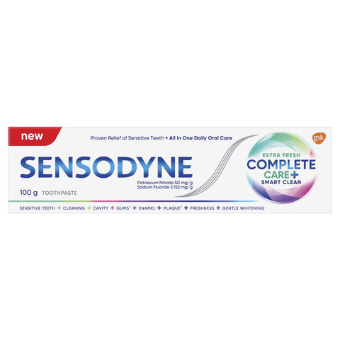 Sensodyne Toothpaste Complete Care + Smart Clean Extra Fresh 100g