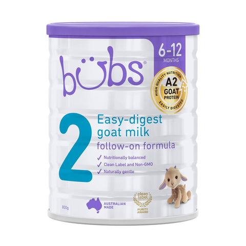 Bubs Goat Milk Follow-on Formula Stage 2 800g