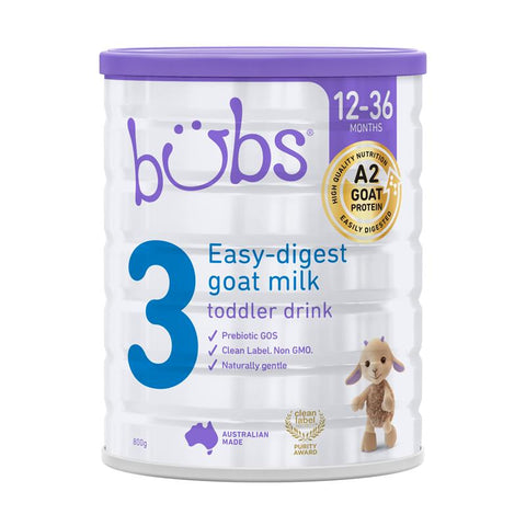 Bubs Australian Goat Milk Toddler Drink Stage 3 800g