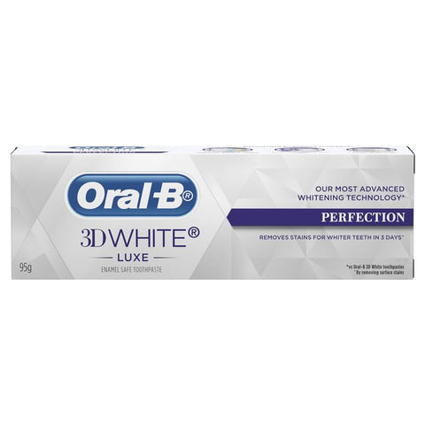 Oral B Teeth Whitening Toothpaste 3D White Luxe Perfection 95g