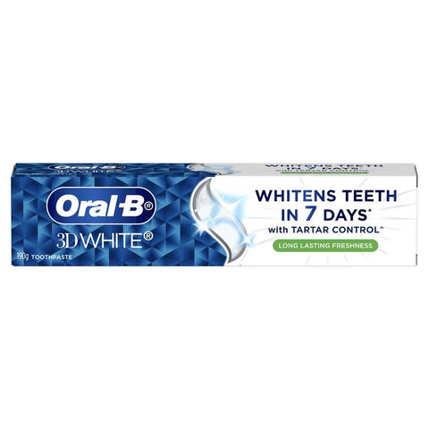 Oral B Toothpaste 3D White Long Lasting Freshness 190g