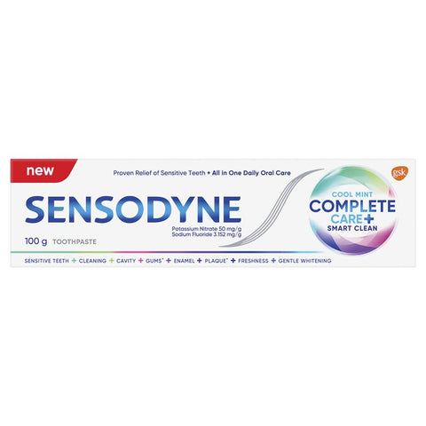 Sensodyne Toothpaste Complete Care + Smart Clean Cool Mint 100g