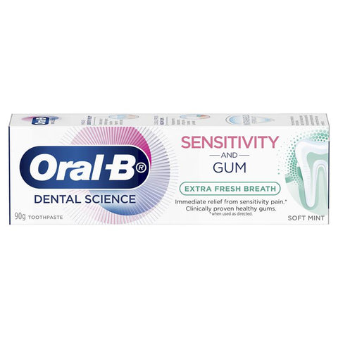 Oral B Toothpaste Sensitivity and Gum Extra Fresh Breath 90g