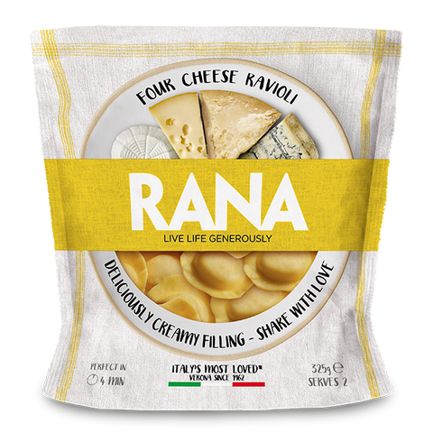 Rana Four Cheese Ravioli Pasta 325g