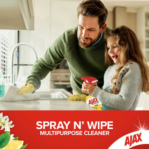 Ajax Spray & Wipe Multipurpose Lemon Citrus Trigger 500ml