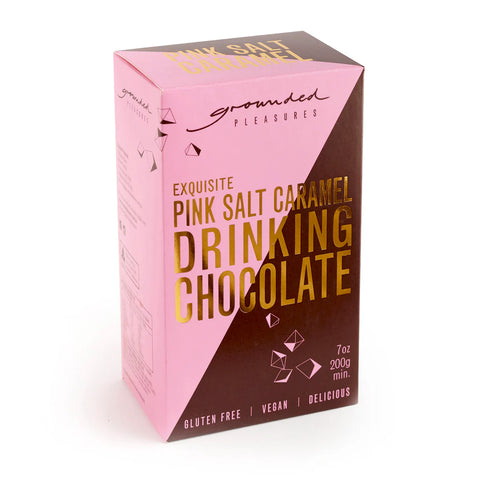 Grounded Pleasures Exquisite Pink Salt Caramel Drinking Chocolate 200g