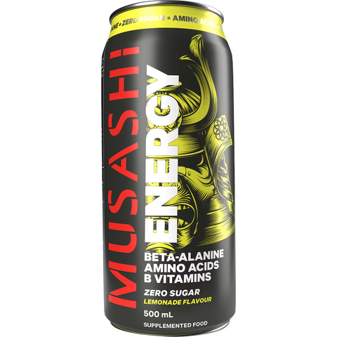 Musashi Energy Drink Lemonade 500ml