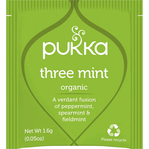 Pukka Tea Bags Three Mint 20 Pack