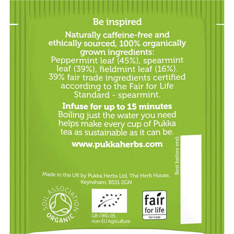 Pukka Tea Bags Three Mint 20 Pack