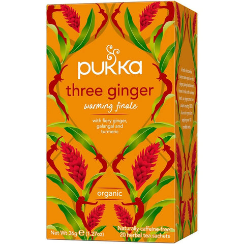 Pukka Tea Bags Three Ginger 20 Pack