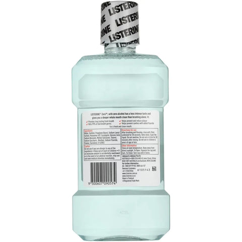 Listerine Zero Alcohol Antibacterial Mouthwash 500ml