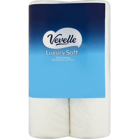 Vevelle Luxury Soft 3 Ply Toilet Tissue 180 Sheets 24 pack