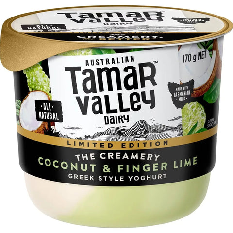 Tamar Valley Coconut & Finger Lime Greek Style Yoghurt 170g