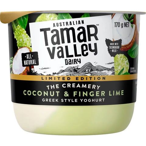 Tamar Valley Coconut & Finger Lime Greek Style Yoghurt 170g