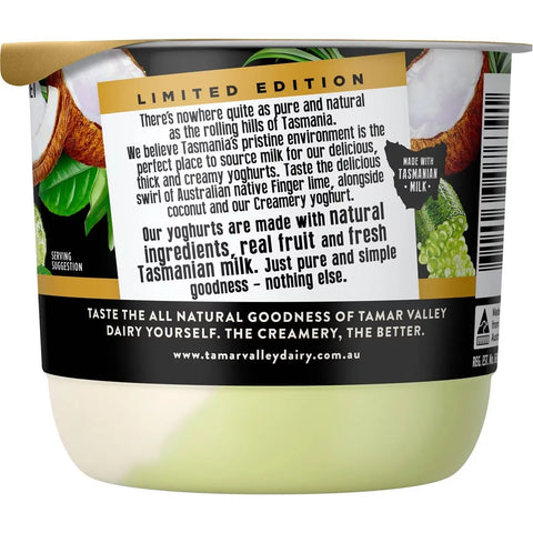 Tamar Valley Coconut & Finger Lime Greek Style Yoghurt 170g