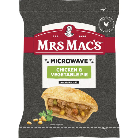 Mrs Mac's Microwave Chicken & Vegetable Pie 175g