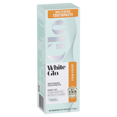 White Glo Stain Expert Toothpaste 115g