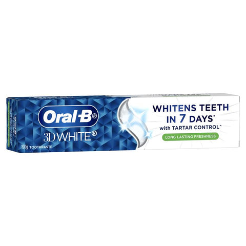 Oral B Toothpaste 3D White Long Lasting Freshness 190g