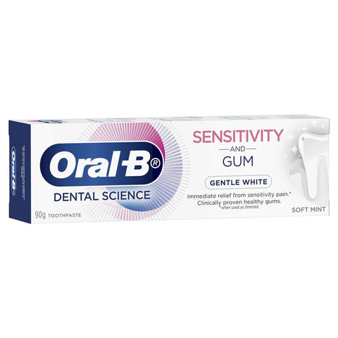 Oral B Toothpaste Sensitivity & Gum Gentle White 90g