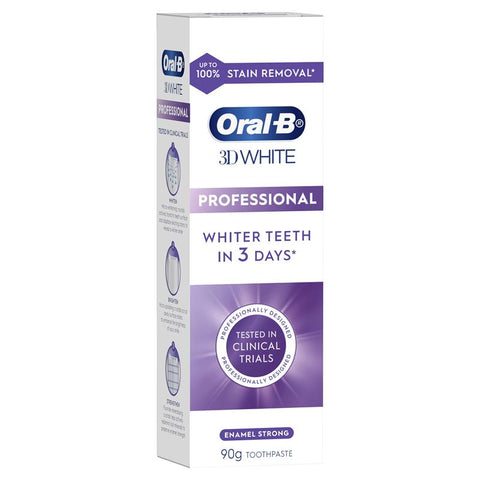 Oral B Toothpaste 3D White Enamel Strong 90g