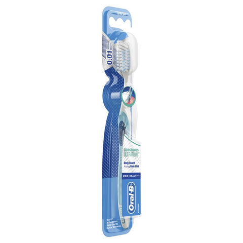 Oral B Toothbrush Cross Action Ultra Thin Manual 1 Pack