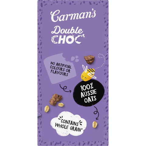 Carman's Oat Crunch Double Choc 5 Pack 125g