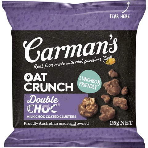 Carman's Oat Crunch Double Choc 5 Pack 125g