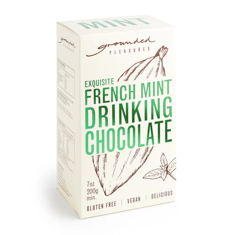 Grounded Pleasures Exquisite French Mint Drinking Chocolate 200g