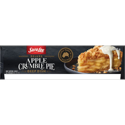 Sara Lee Deep Dish Pie With Apple Crumble Top 800g