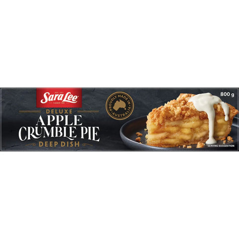 Sara Lee Deep Dish Pie With Apple Crumble Top 800g