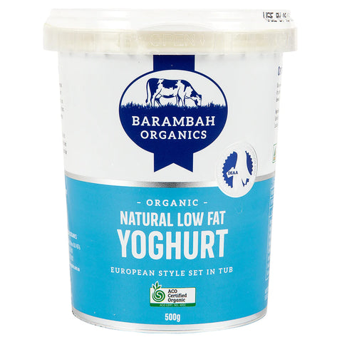 Organic Natural Low Fat Yoghurt 500g