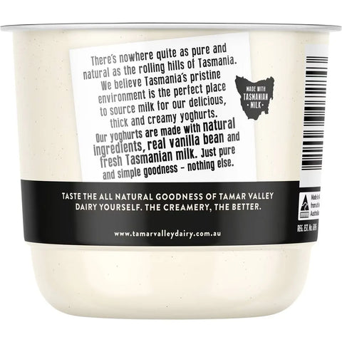 Tamar Valley Greek Style Yoghurt Vanilla Bean 170g