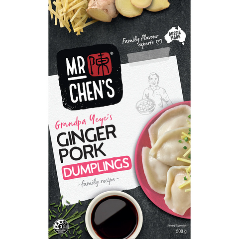 Mr Chen's Ginger Pork Dumplings 500g