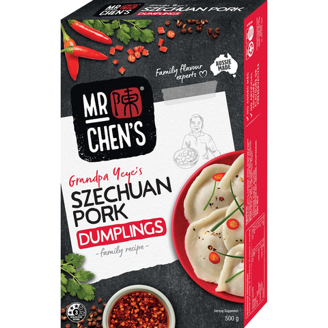 Mr Chen's Szechuan Pork Dumplings 500g