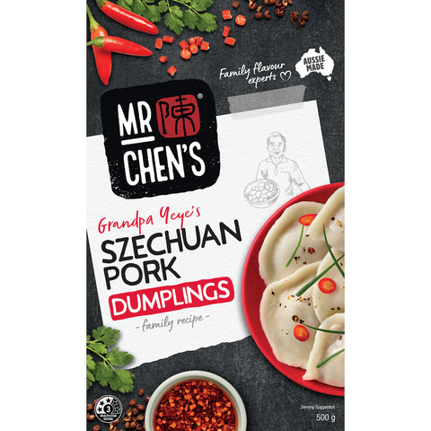 Mr Chen's Szechuan Pork Dumplings 500g